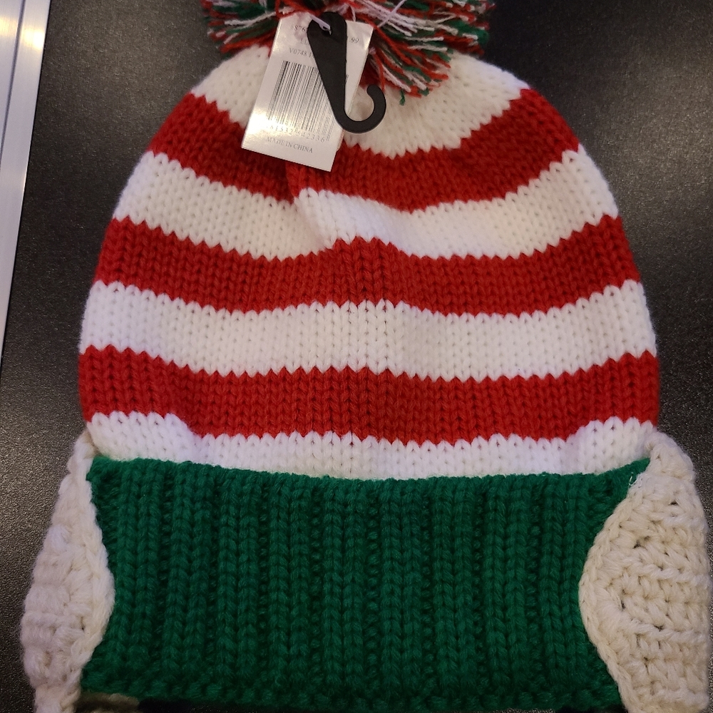 Elf Beanie with Pom Pom